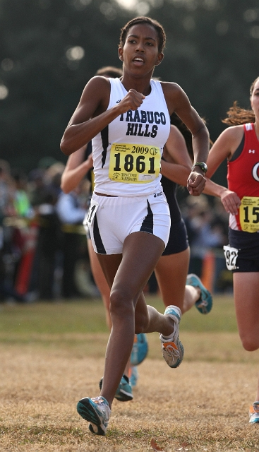 2009 CIF XC Girls D1-130.JPG - 2009 California CIF Cross Country Championships, Woodward Park, Fresno, California